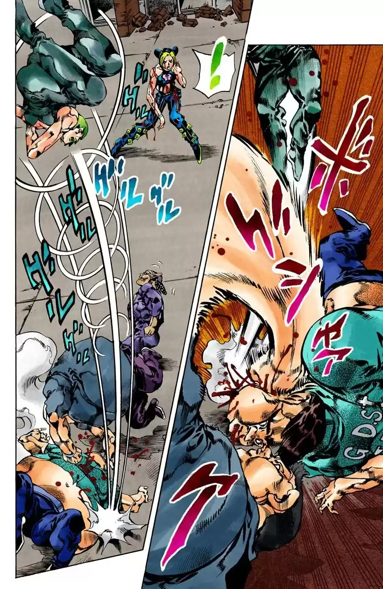 JoJo's Bizarre Adventure Parte 6: Stone Ocean Full Color Capitulo 67: Arde, Dragon's Dream parte 1 página 9