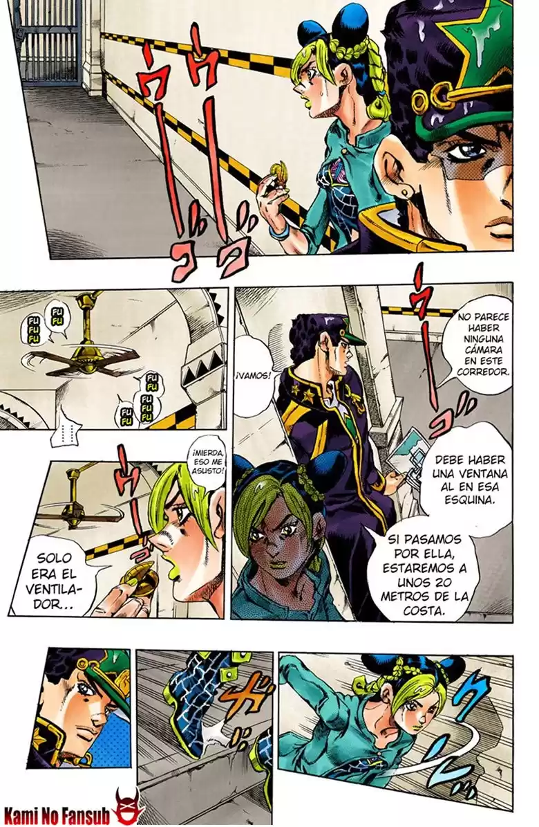 JoJo's Bizarre Adventure Parte 6: Stone Ocean Full Color Capitulo 18: El visitante parte 8 página 5