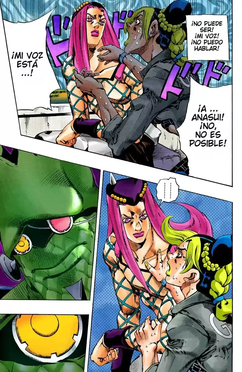 JoJo's Bizarre Adventure Parte 6: Stone Ocean Full Color Capitulo 81: ¡Aquí Viene Yo-Yo Ma! parte 4 página 12