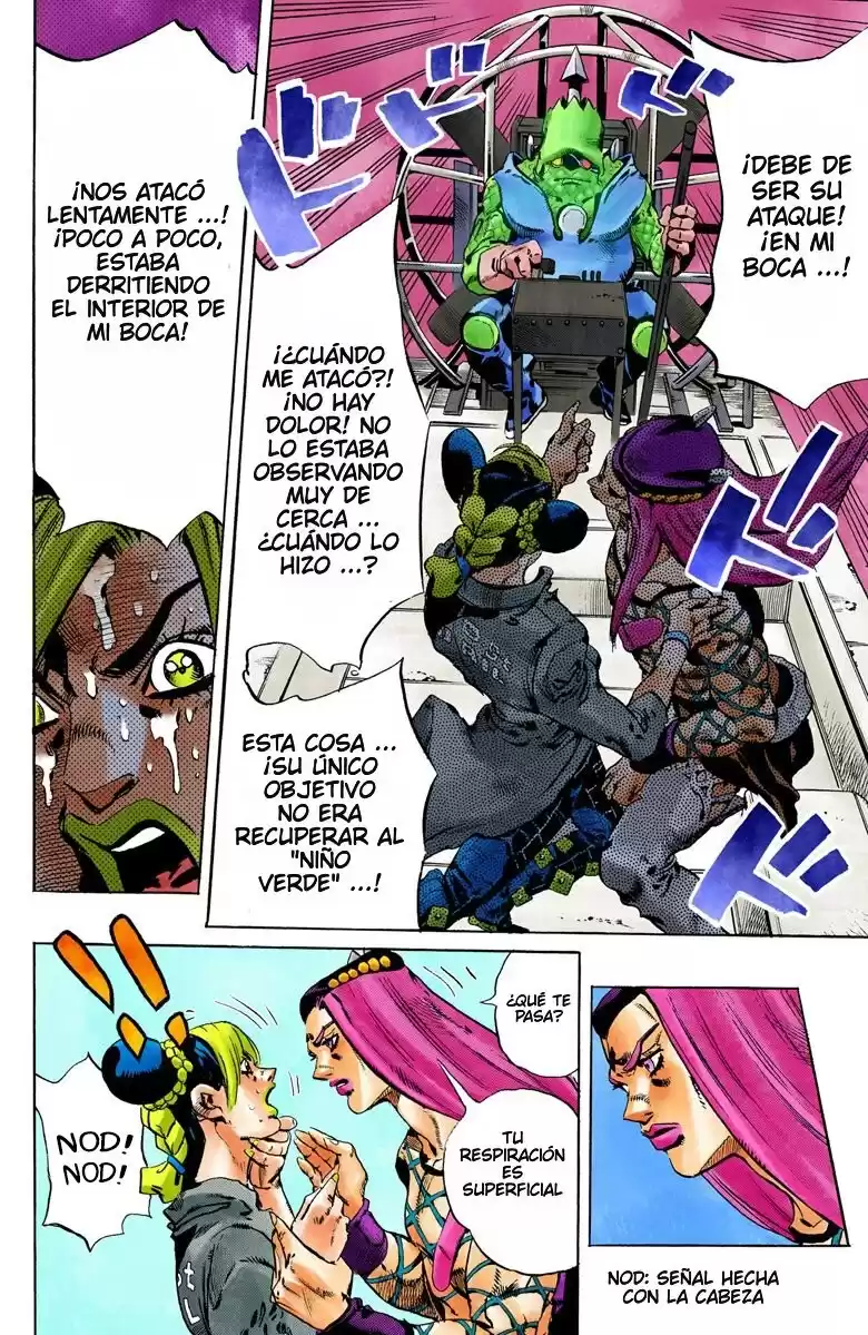 JoJo's Bizarre Adventure Parte 6: Stone Ocean Full Color Capitulo 81: ¡Aquí Viene Yo-Yo Ma! parte 4 página 13