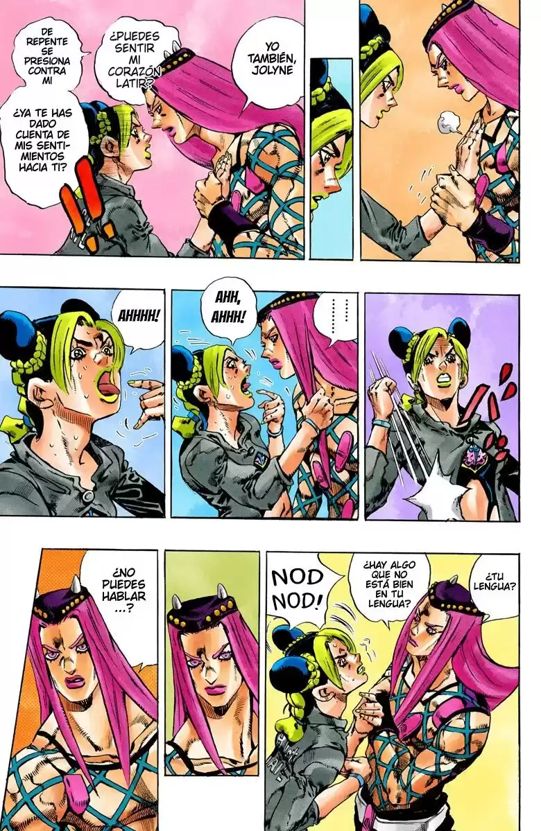 JoJo's Bizarre Adventure Parte 6: Stone Ocean Full Color Capitulo 81: ¡Aquí Viene Yo-Yo Ma! parte 4 página 14