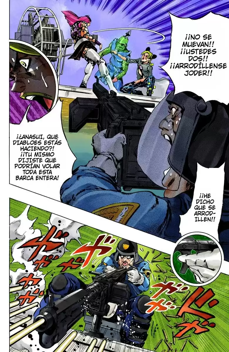 JoJo's Bizarre Adventure Parte 6: Stone Ocean Full Color Capitulo 81: ¡Aquí Viene Yo-Yo Ma! parte 4 página 3