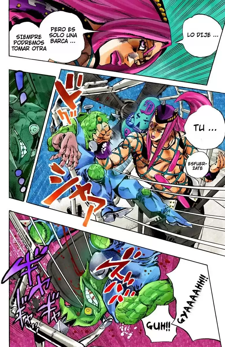 JoJo's Bizarre Adventure Parte 6: Stone Ocean Full Color Capitulo 81: ¡Aquí Viene Yo-Yo Ma! parte 4 página 5