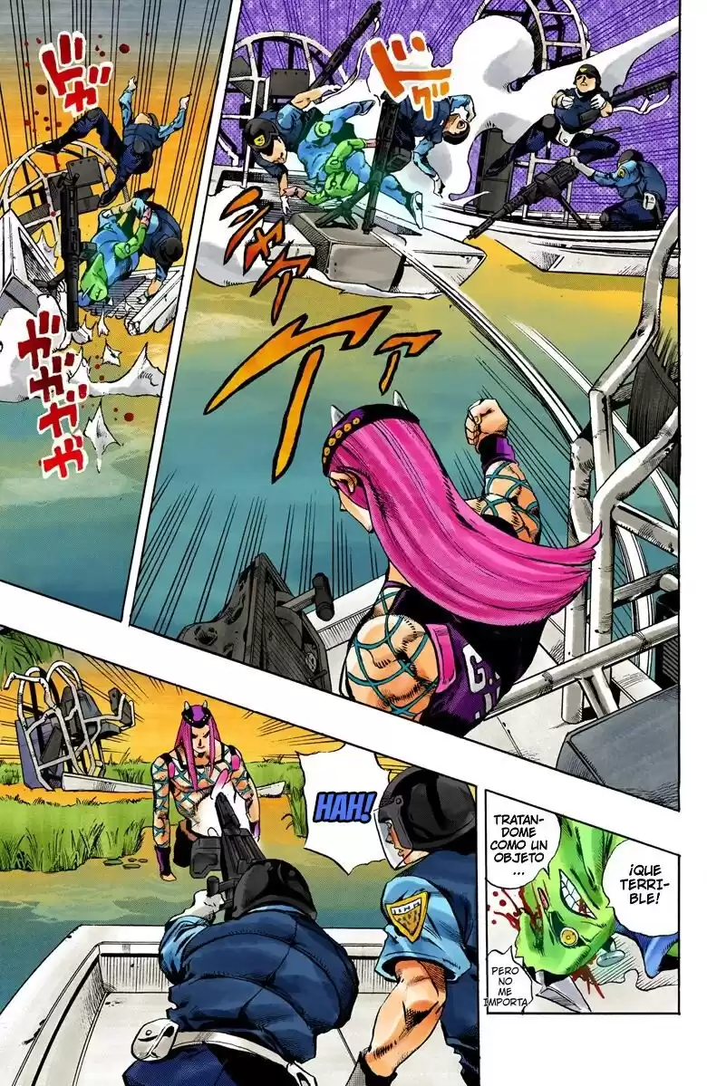 JoJo's Bizarre Adventure Parte 6: Stone Ocean Full Color Capitulo 81: ¡Aquí Viene Yo-Yo Ma! parte 4 página 6