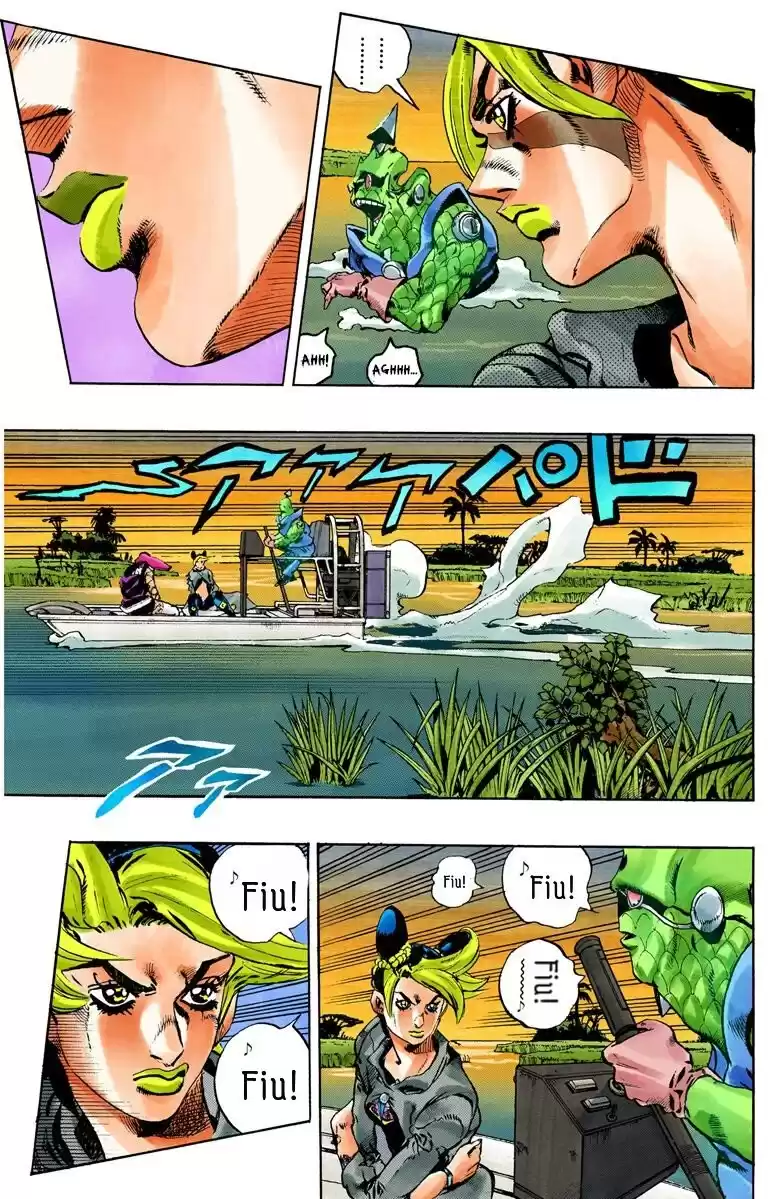 JoJo's Bizarre Adventure Parte 6: Stone Ocean Full Color Capitulo 81: ¡Aquí Viene Yo-Yo Ma! parte 4 página 8