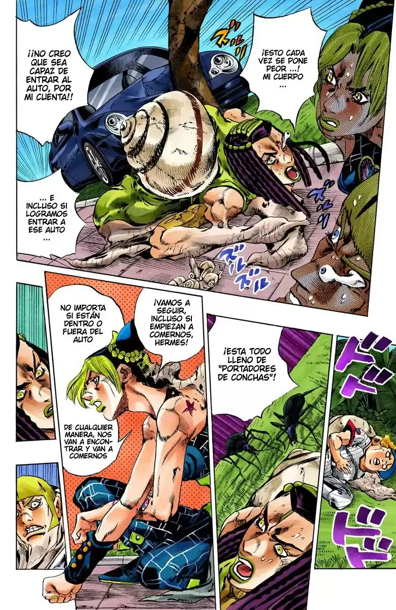 JoJo's Bizarre Adventure Parte 6: Stone Ocean Full Color Capitulo 134: Heavy Weather parte 10 página 2