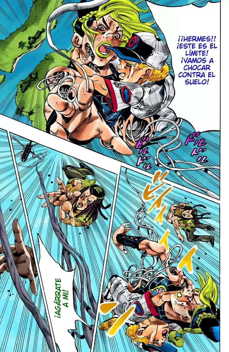 JoJo's Bizarre Adventure Parte 6: Stone Ocean Full Color Capitulo 113: Sky High parte 2 página 11