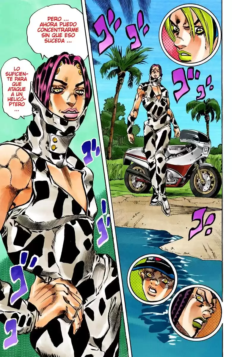 JoJo's Bizarre Adventure Parte 6: Stone Ocean Full Color Capitulo 113: Sky High parte 2 página 14