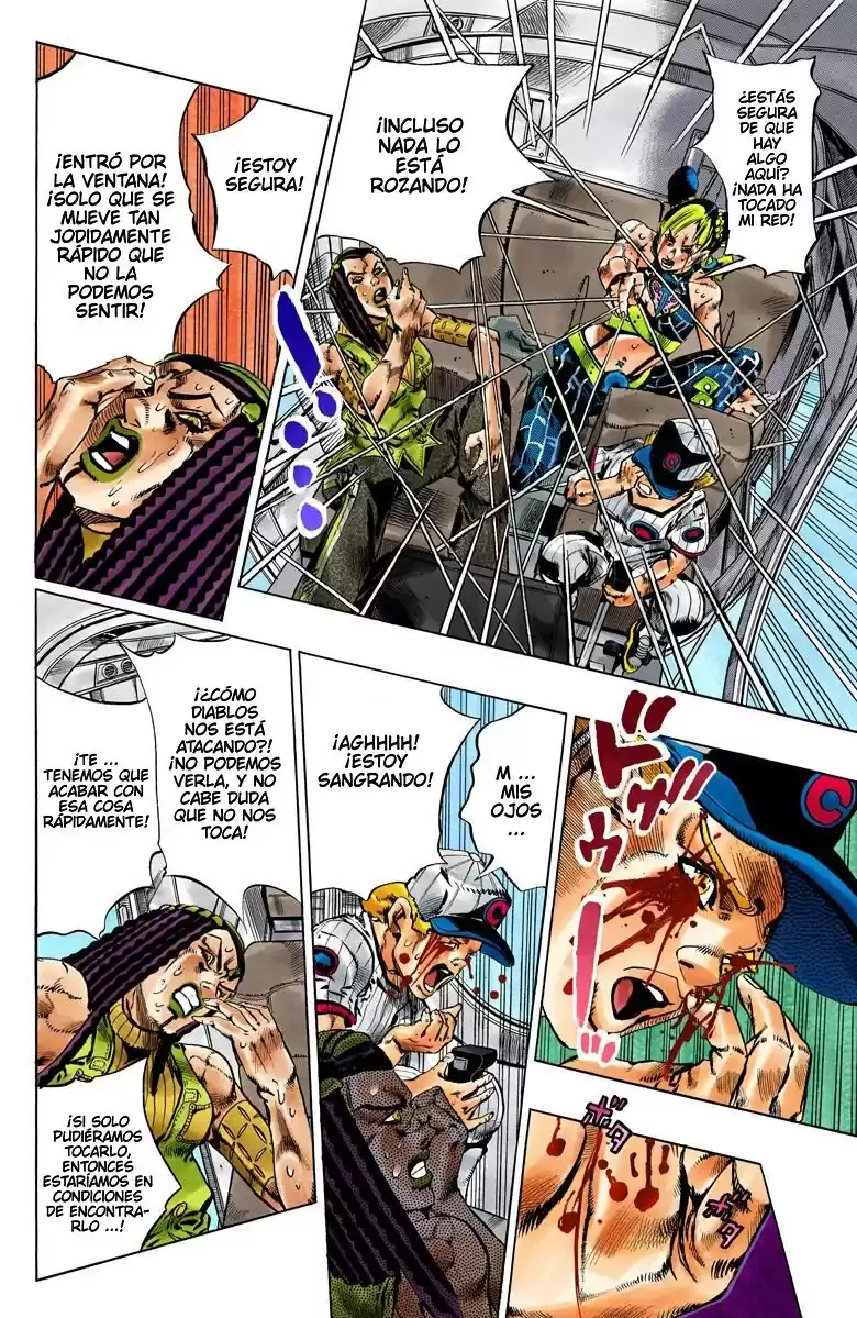 JoJo's Bizarre Adventure Parte 6: Stone Ocean Full Color Capitulo 113: Sky High parte 2 página 4