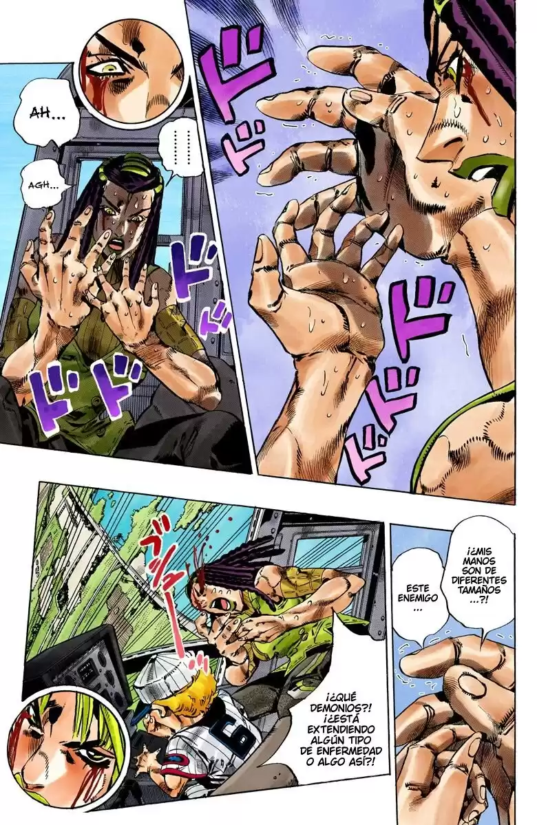 JoJo's Bizarre Adventure Parte 6: Stone Ocean Full Color Capitulo 113: Sky High parte 2 página 5