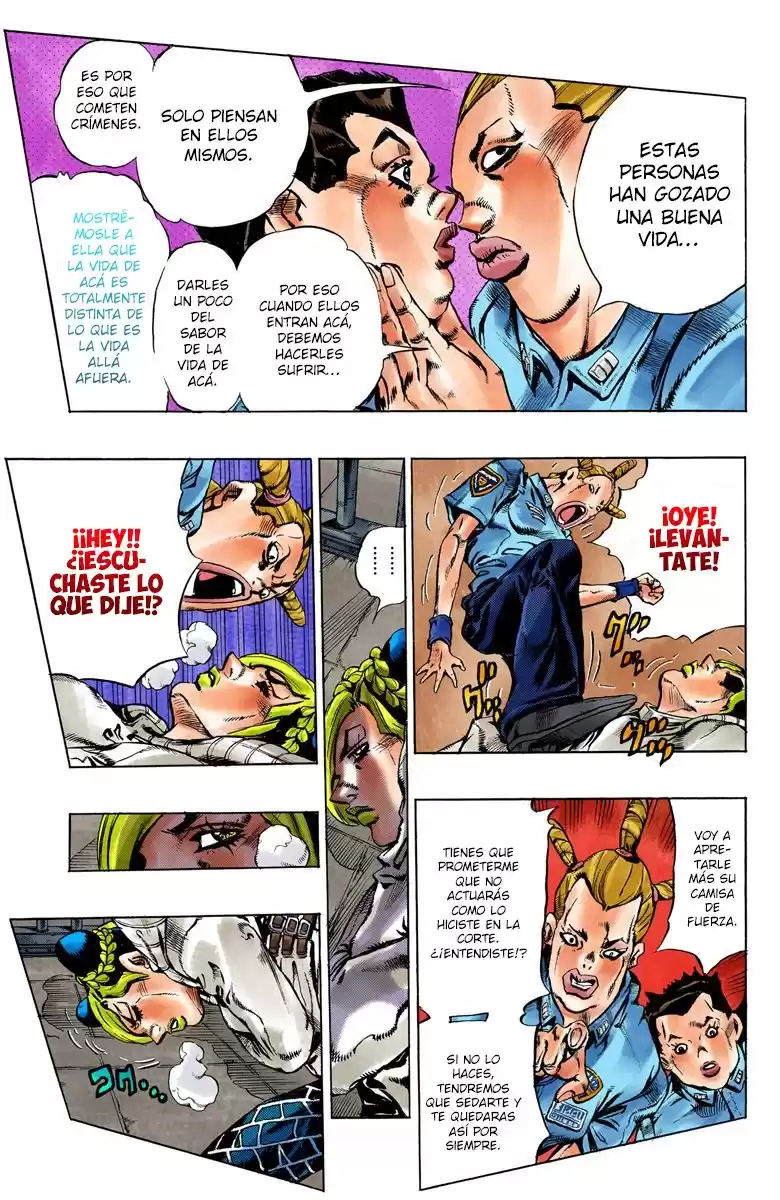 JoJo's Bizarre Adventure Parte 6: Stone Ocean Full Color Capitulo 3: Stone Ocean parte 3 página 5