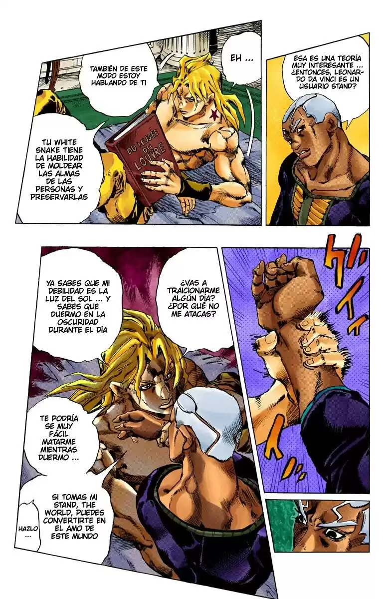 JoJo's Bizarre Adventure Parte 6: Stone Ocean Full Color Capitulo 94: Tiempo Paradisíaco página 3