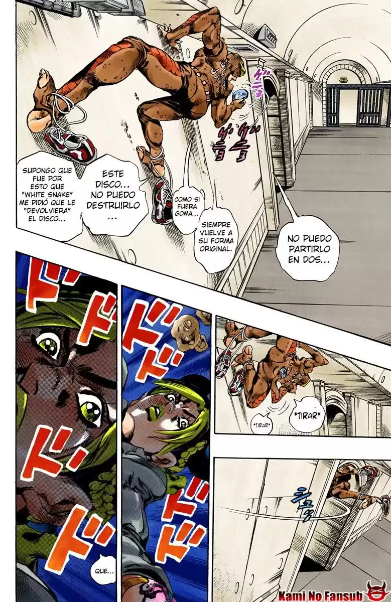 JoJo's Bizarre Adventure Parte 6: Stone Ocean Full Color Capitulo 42: Operación: Savage Garden parte 3 página 6