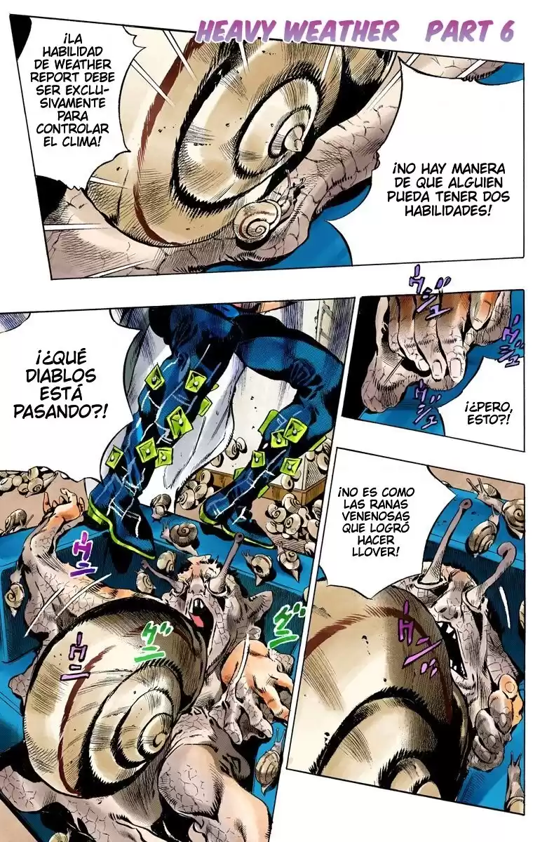 JoJo's Bizarre Adventure Parte 6: Stone Ocean Full Color Capitulo 130: Heavy Weather parte 6 página 1