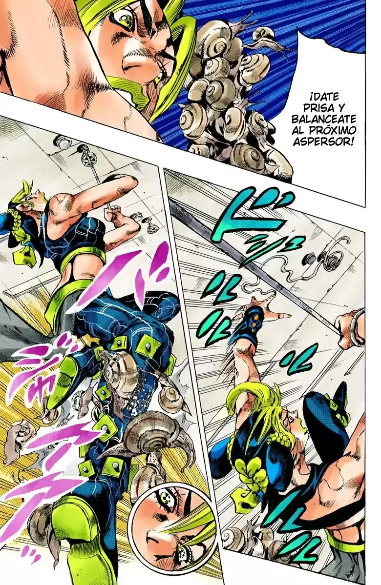 JoJo's Bizarre Adventure Parte 6: Stone Ocean Full Color Capitulo 130: Heavy Weather parte 6 página 10