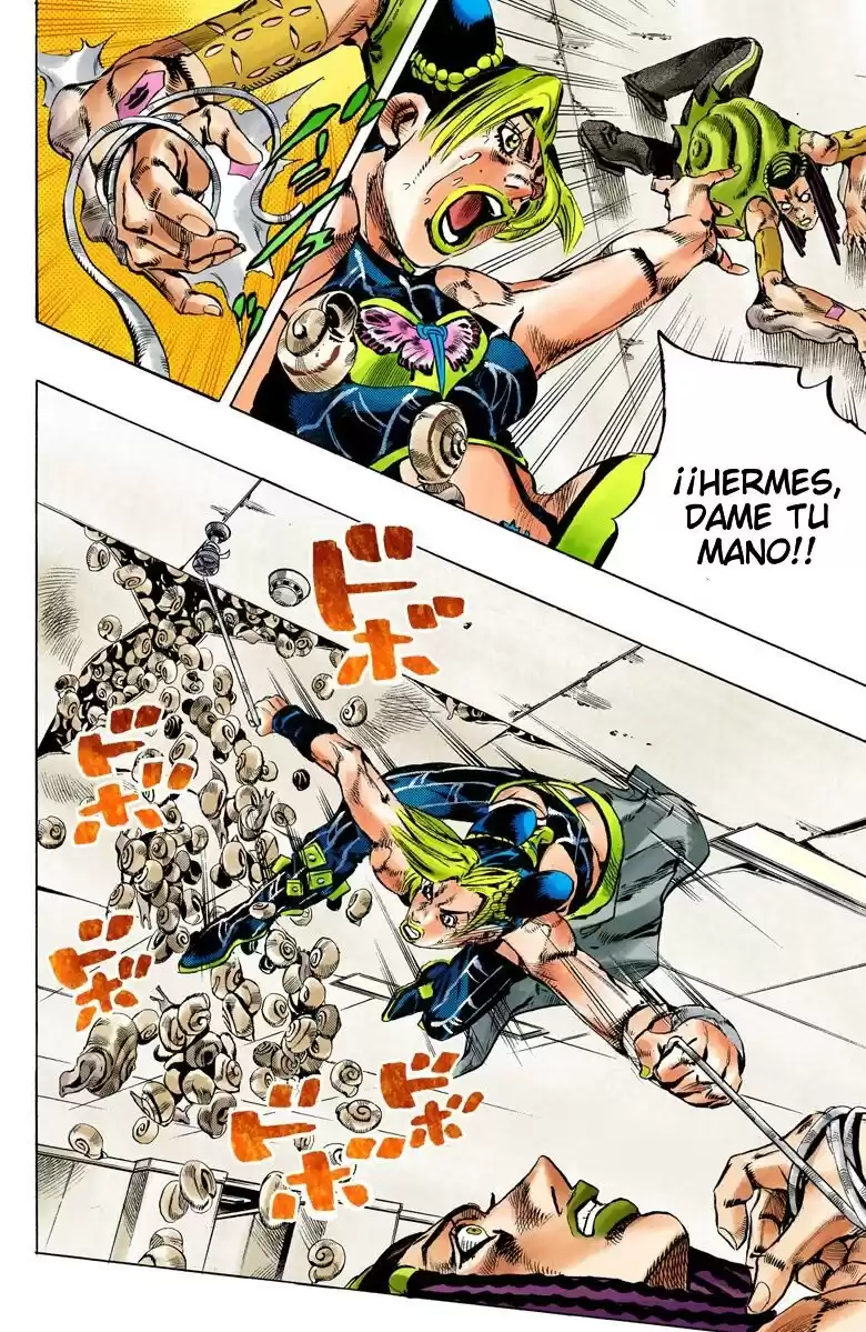 JoJo's Bizarre Adventure Parte 6: Stone Ocean Full Color Capitulo 130: Heavy Weather parte 6 página 13