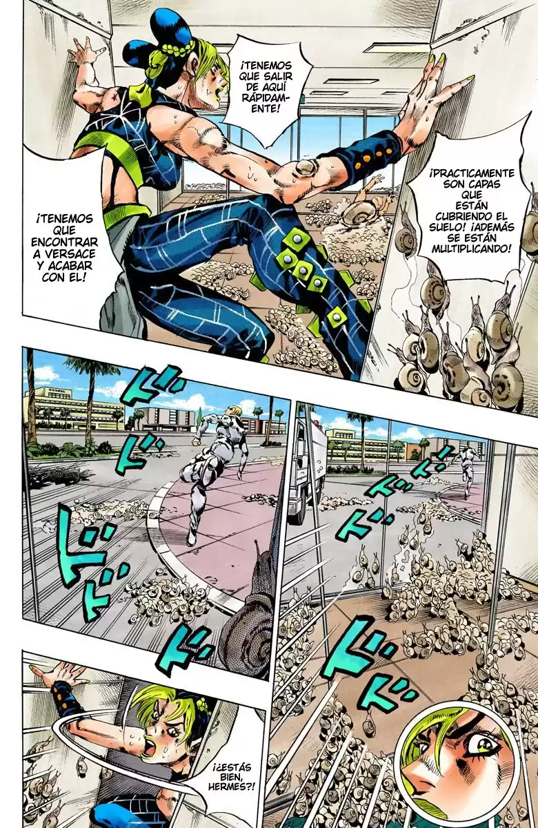 JoJo's Bizarre Adventure Parte 6: Stone Ocean Full Color Capitulo 130: Heavy Weather parte 6 página 3