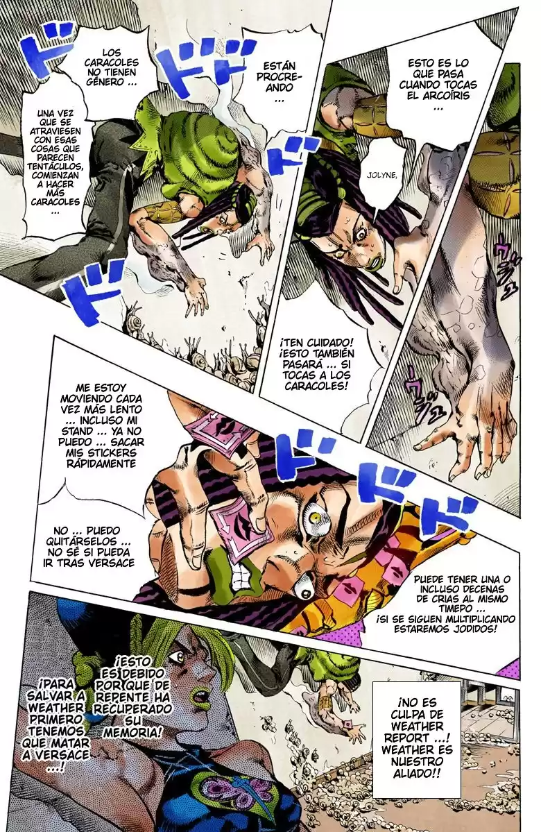 JoJo's Bizarre Adventure Parte 6: Stone Ocean Full Color Capitulo 130: Heavy Weather parte 6 página 4