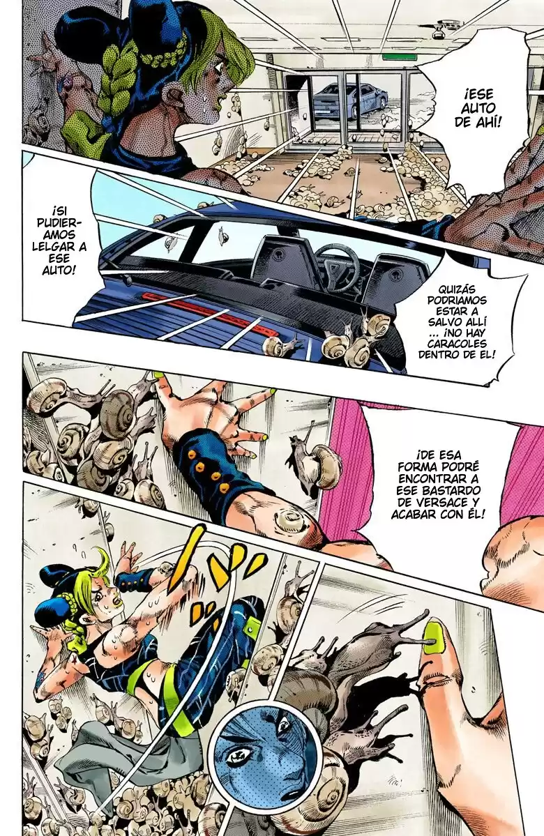 JoJo's Bizarre Adventure Parte 6: Stone Ocean Full Color Capitulo 130: Heavy Weather parte 6 página 5