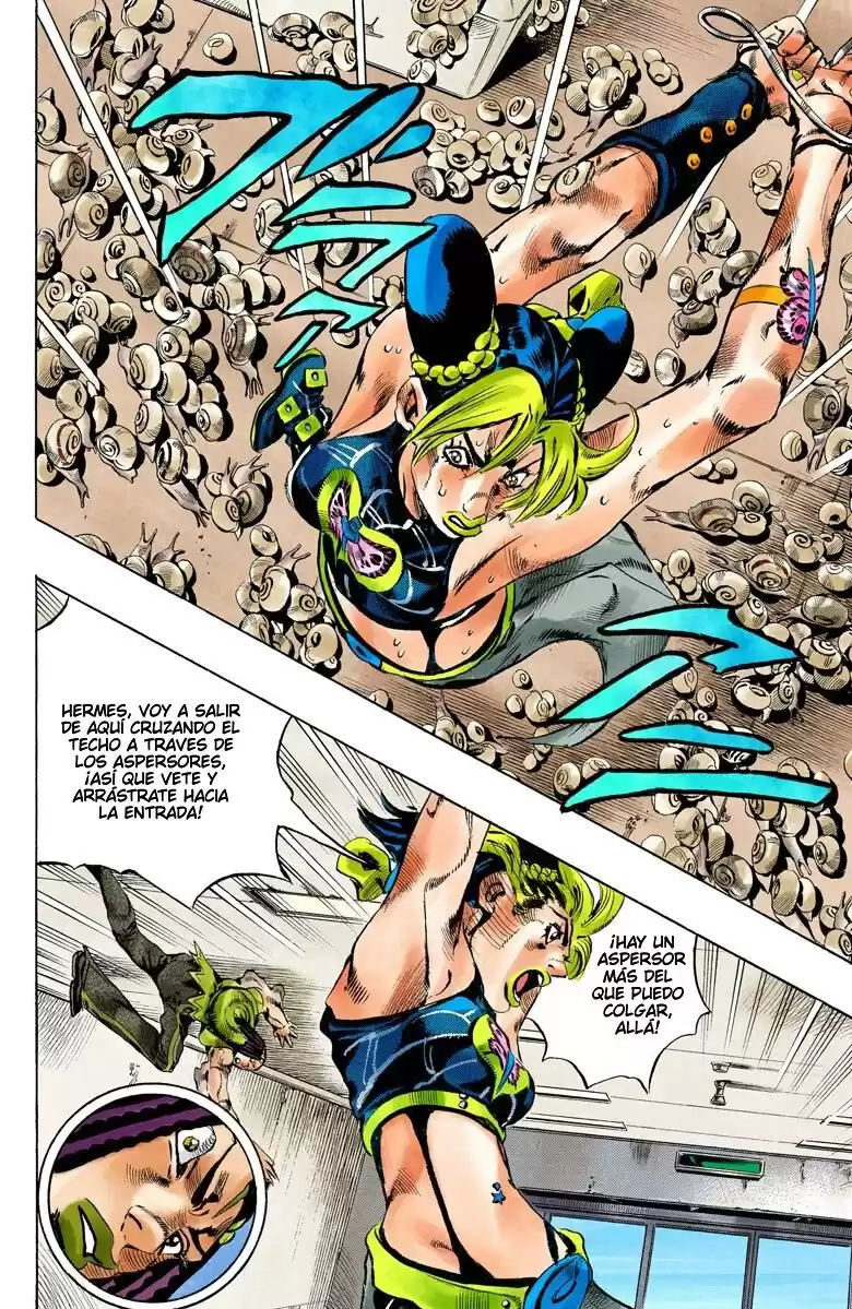 JoJo's Bizarre Adventure Parte 6: Stone Ocean Full Color Capitulo 130: Heavy Weather parte 6 página 7