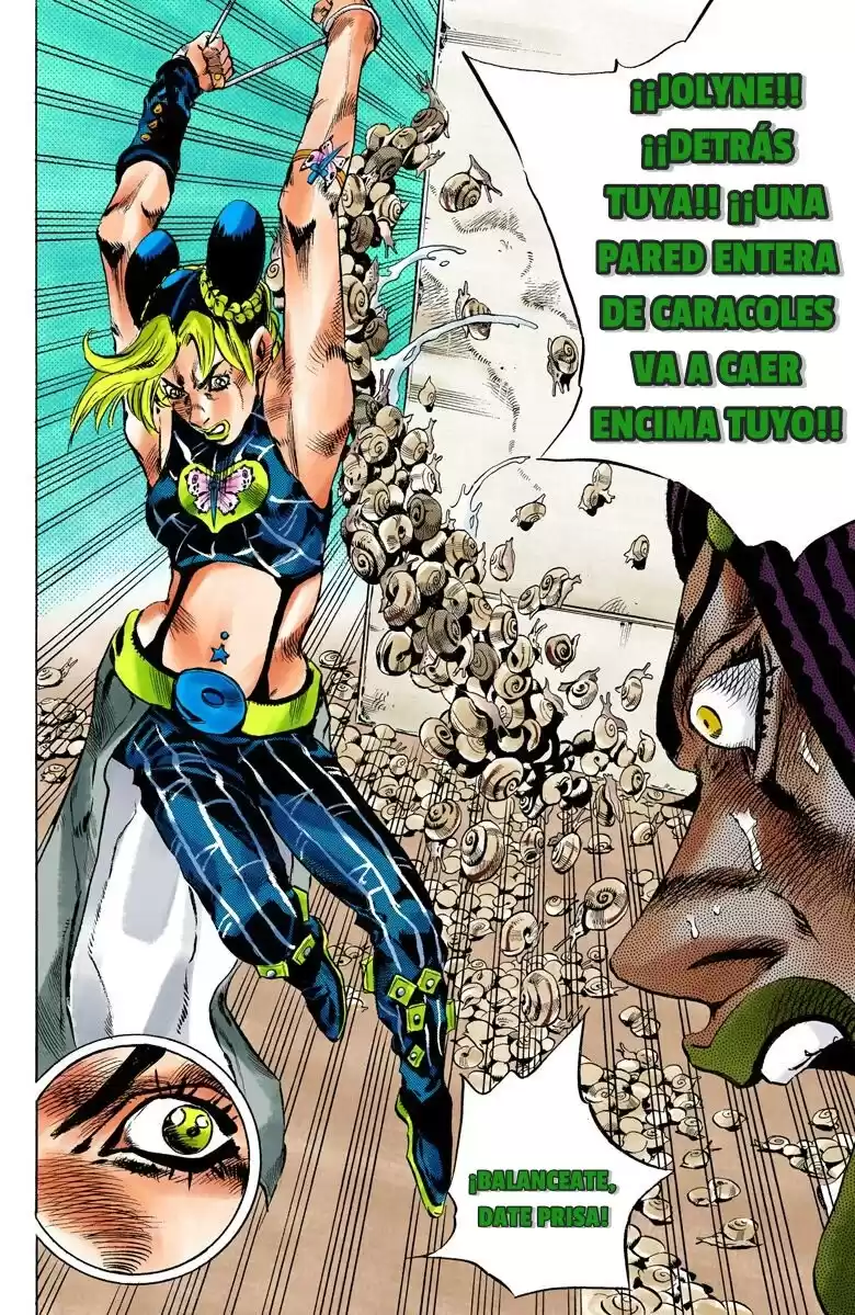 JoJo's Bizarre Adventure Parte 6: Stone Ocean Full Color Capitulo 130: Heavy Weather parte 6 página 9