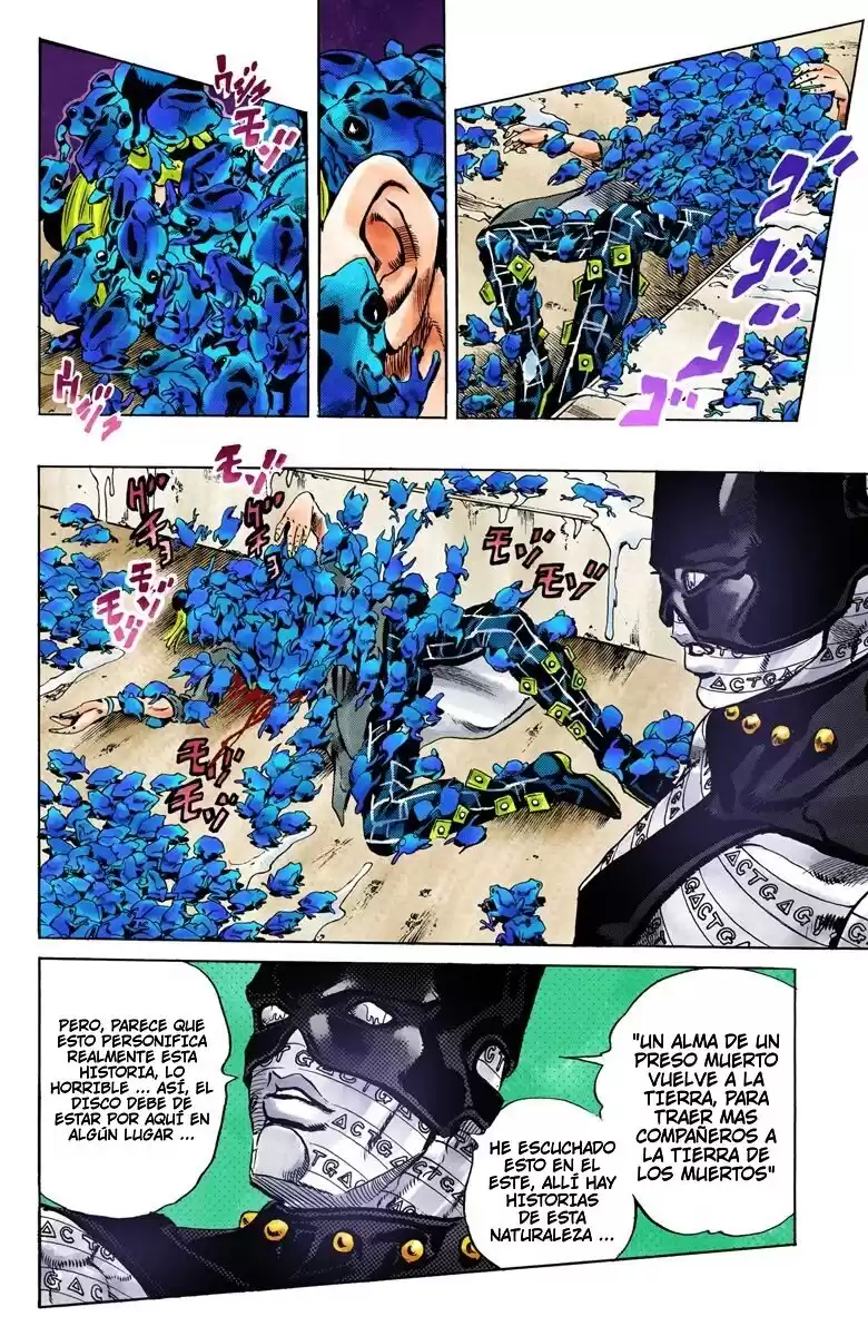 JoJo's Bizarre Adventure Parte 6: Stone Ocean Full Color Capitulo 50: Aviso de Precipitación Repentina parte 3 página 5