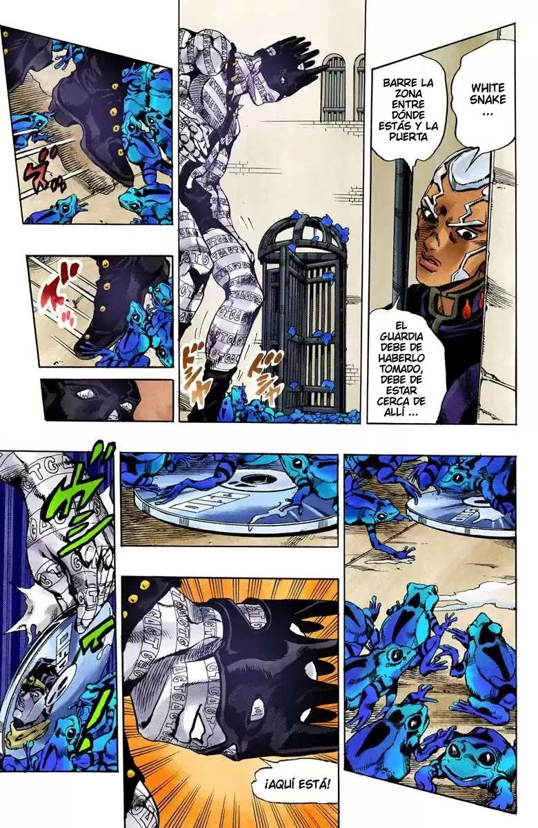 JoJo's Bizarre Adventure Parte 6: Stone Ocean Full Color Capitulo 50: Aviso de Precipitación Repentina parte 3 página 6