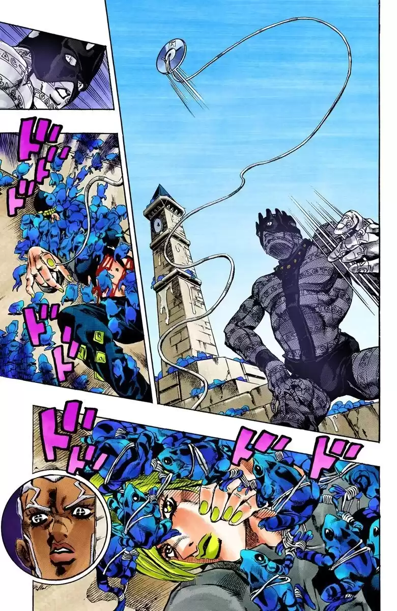 JoJo's Bizarre Adventure Parte 6: Stone Ocean Full Color Capitulo 50: Aviso de Precipitación Repentina parte 3 página 8