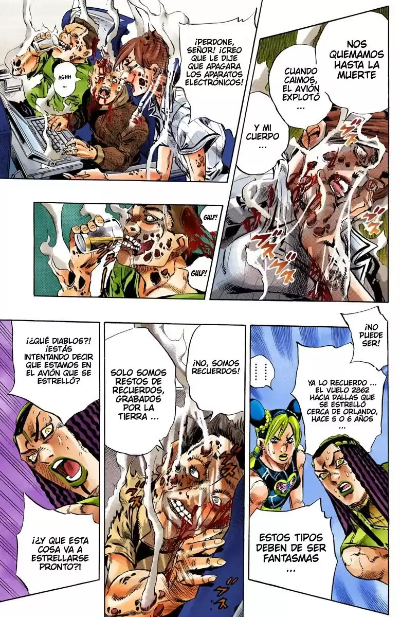 JoJo's Bizarre Adventure Parte 6: Stone Ocean Full Color Capitulo 121: Under World parte 3 página 4