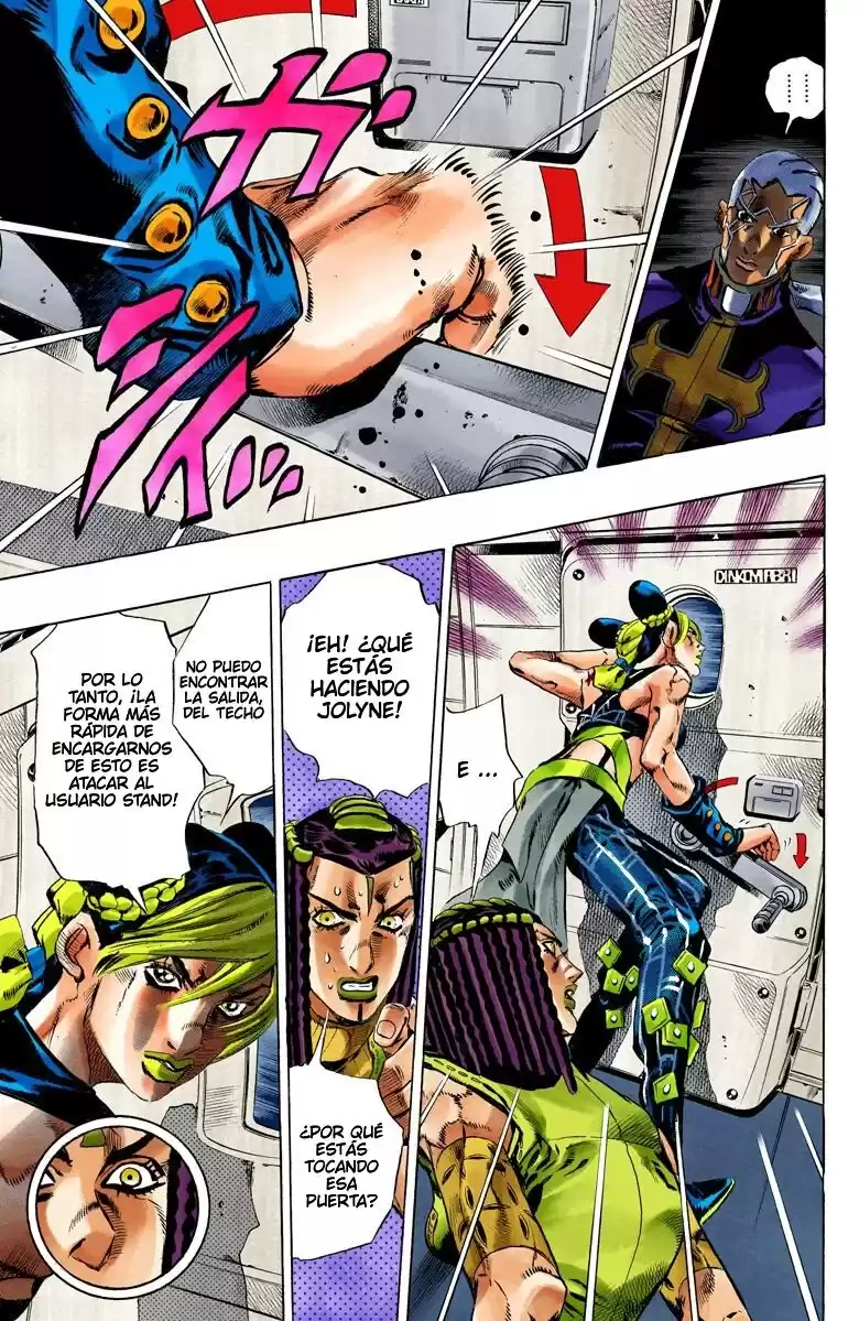 JoJo's Bizarre Adventure Parte 6: Stone Ocean Full Color Capitulo 121: Under World parte 3 página 8