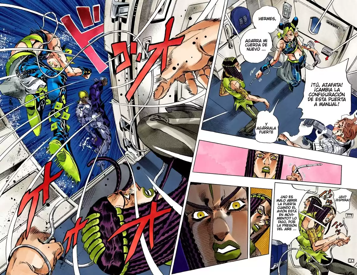 JoJo's Bizarre Adventure Parte 6: Stone Ocean Full Color Capitulo 121: Under World parte 3 página 9