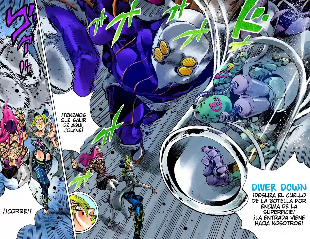 JoJo's Bizarre Adventure Parte 6: Stone Ocean Full Color Capitulo 89: Whitesnake - El Perseguidor parte 1 página 5