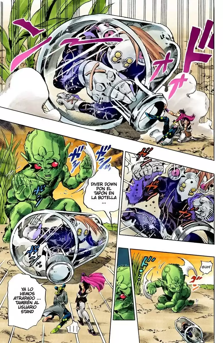 JoJo's Bizarre Adventure Parte 6: Stone Ocean Full Color Capitulo 89: Whitesnake - El Perseguidor parte 1 página 7