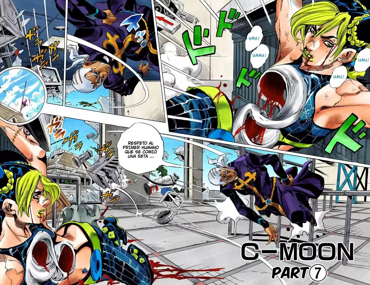 JoJo's Bizarre Adventure Parte 6: Stone Ocean Full Color Capitulo 147: C-Moon parte 7 página 3