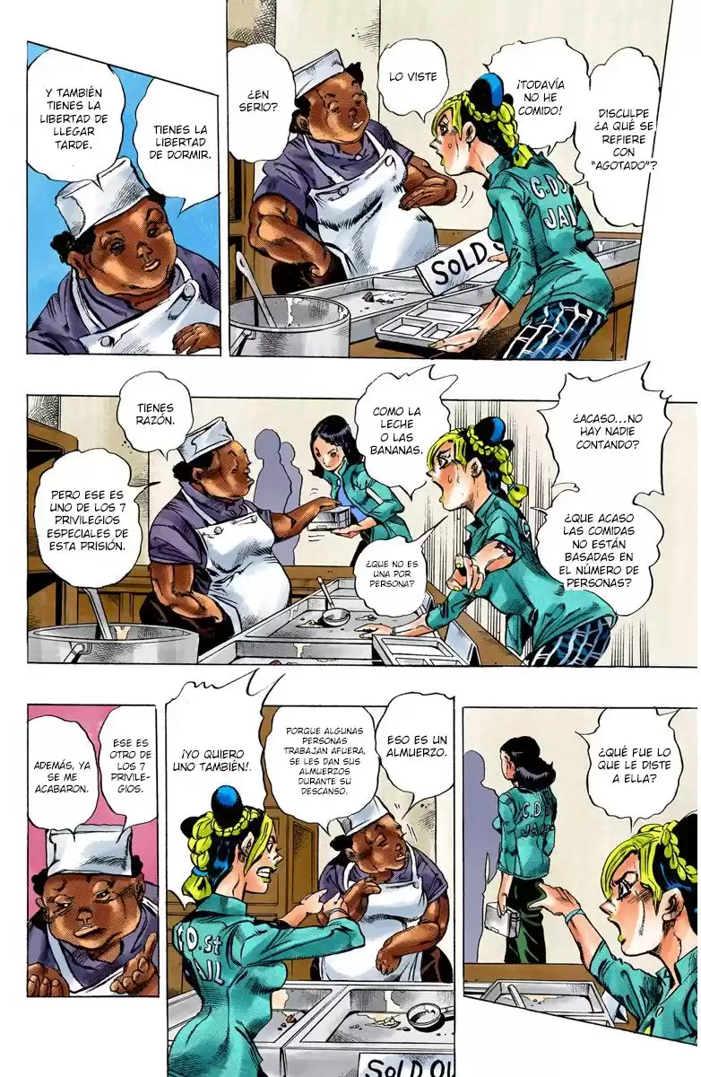 JoJo's Bizarre Adventure Parte 6: Stone Ocean Full Color Capitulo 5: Prisionera FE40536 parte 2 página 7