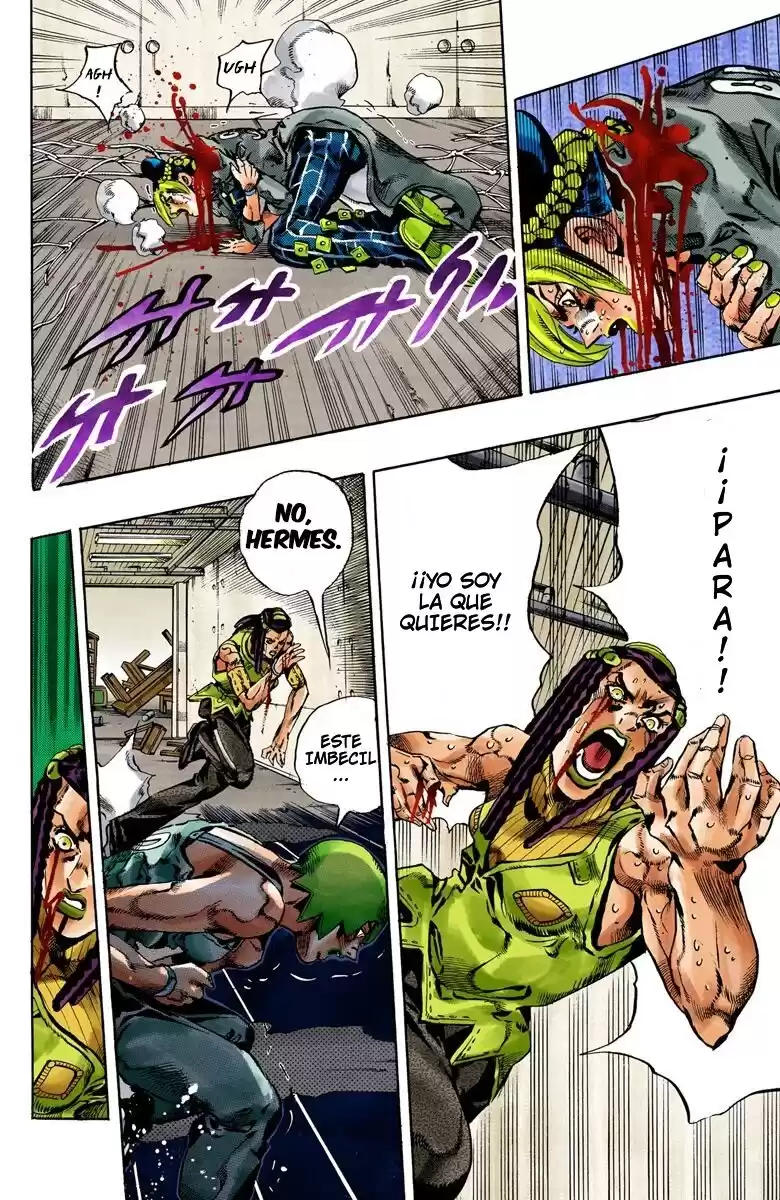 JoJo's Bizarre Adventure Parte 6: Stone Ocean Full Color Capitulo 54: Beso de Amor y Venganza parte 4 página 14