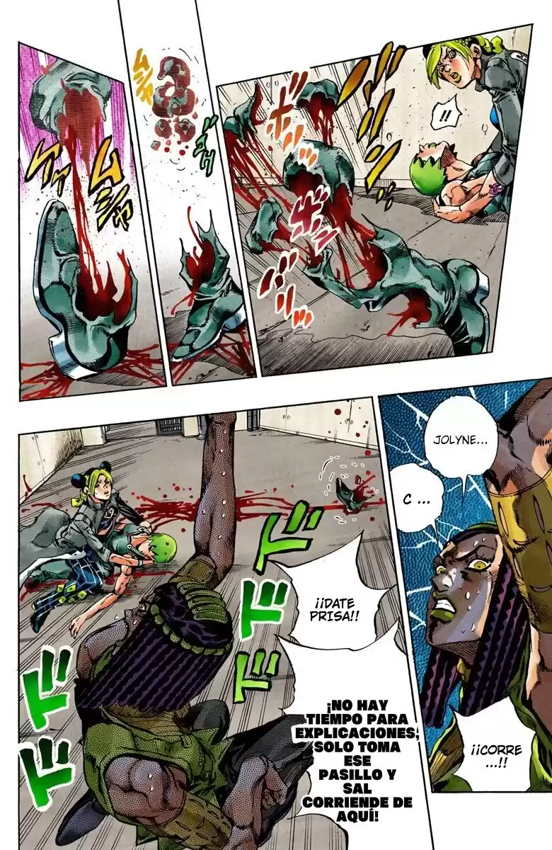 JoJo's Bizarre Adventure Parte 6: Stone Ocean Full Color Capitulo 54: Beso de Amor y Venganza parte 4 página 5