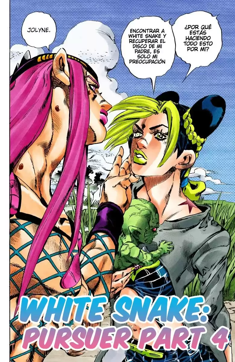 JoJo's Bizarre Adventure Parte 6: Stone Ocean Full Color Capitulo 92: Whitesnake - El Perseguidor parte 4 página 2