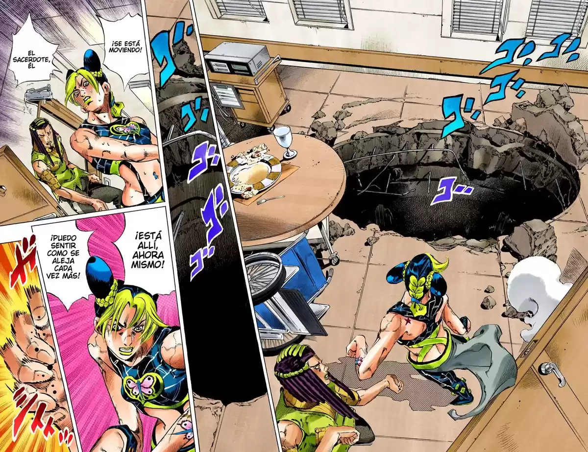 JoJo's Bizarre Adventure Parte 6: Stone Ocean Full Color Capitulo 119: Under World parte 1 página 5