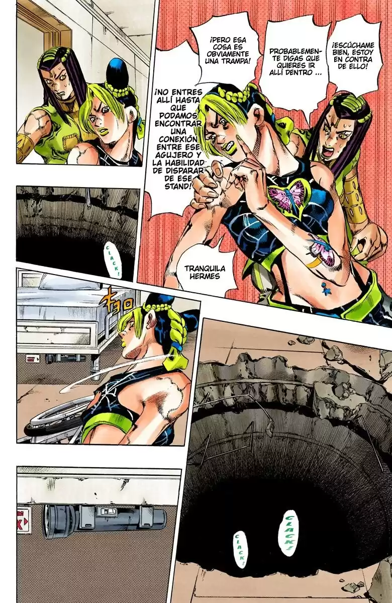 JoJo's Bizarre Adventure Parte 6: Stone Ocean Full Color Capitulo 119: Under World parte 1 página 6