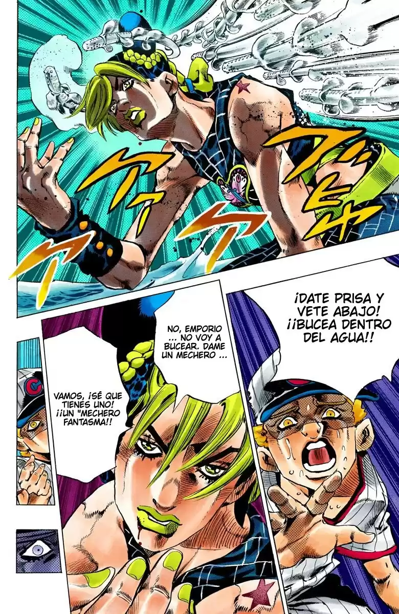 JoJo's Bizarre Adventure Parte 6: Stone Ocean Full Color Capitulo 115: Sky High parte 4 página 12