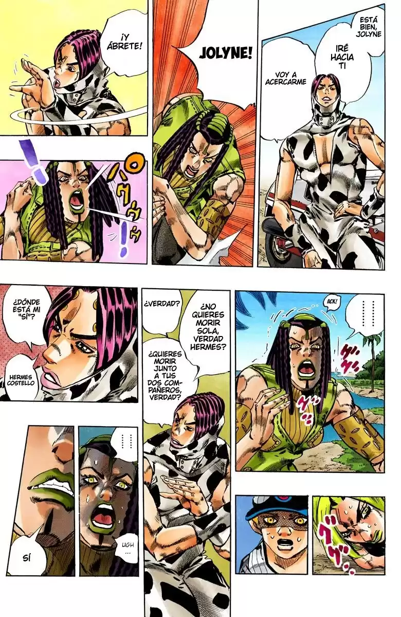 JoJo's Bizarre Adventure Parte 6: Stone Ocean Full Color Capitulo 115: Sky High parte 4 página 4