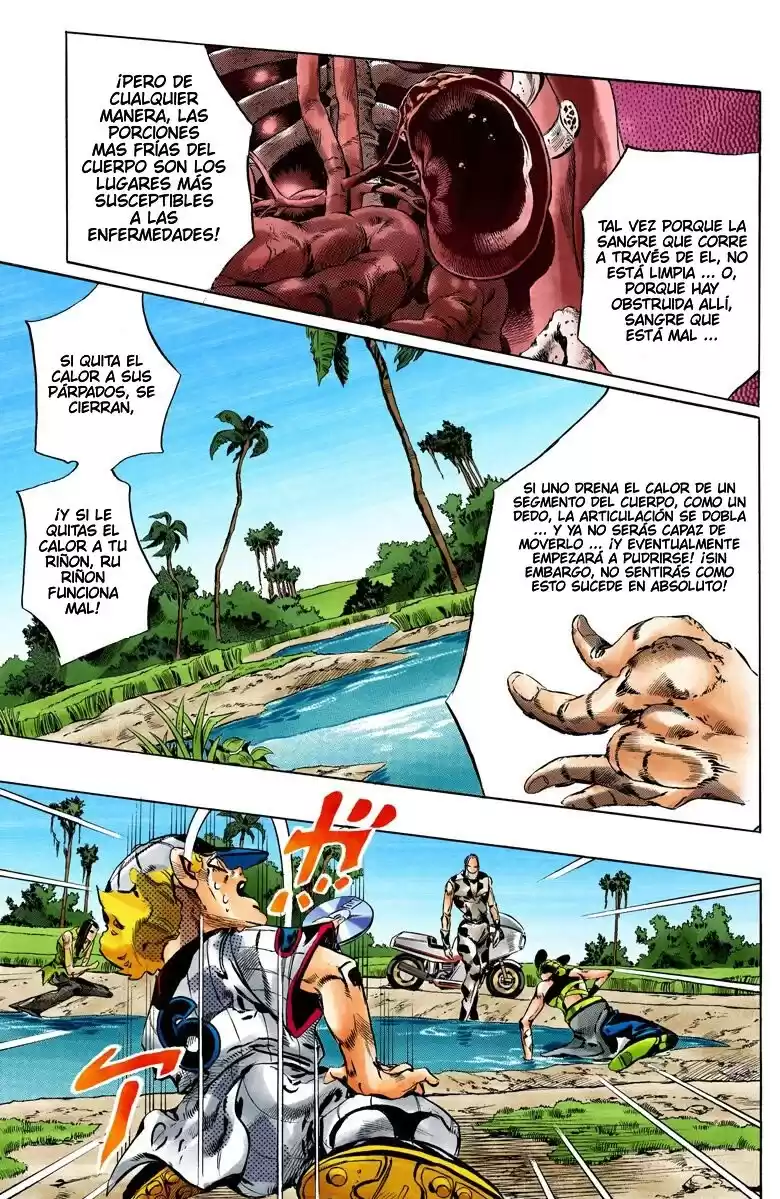 JoJo's Bizarre Adventure Parte 6: Stone Ocean Full Color Capitulo 115: Sky High parte 4 página 8