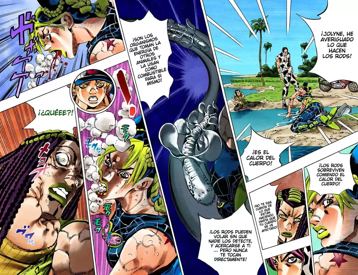 JoJo's Bizarre Adventure Parte 6: Stone Ocean Full Color Capitulo 115: Sky High parte 4 página 9