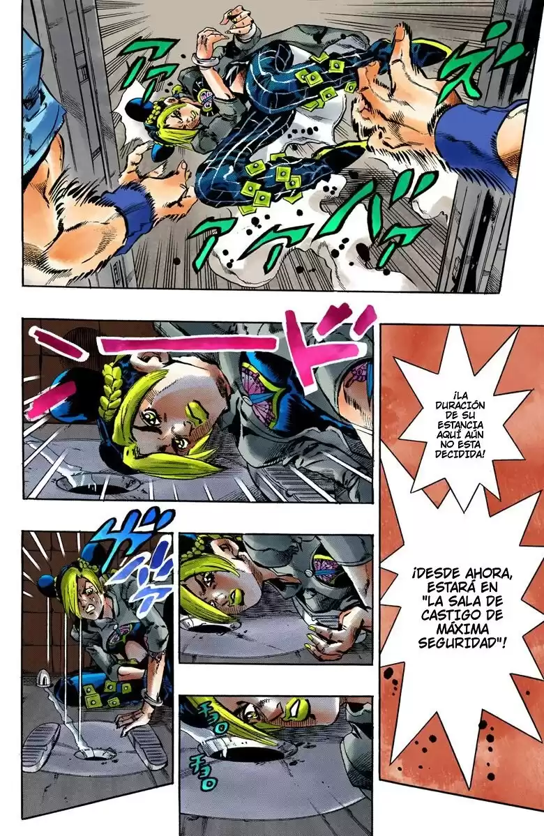 JoJo's Bizarre Adventure Parte 6: Stone Ocean Full Color Capitulo 58: Sala de Castigo de Ultra Seguridad página 3