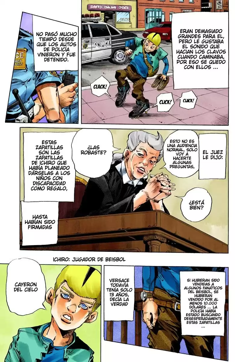 JoJo's Bizarre Adventure Parte 6: Stone Ocean Full Color Capitulo 122: Under World parte 4 página 3