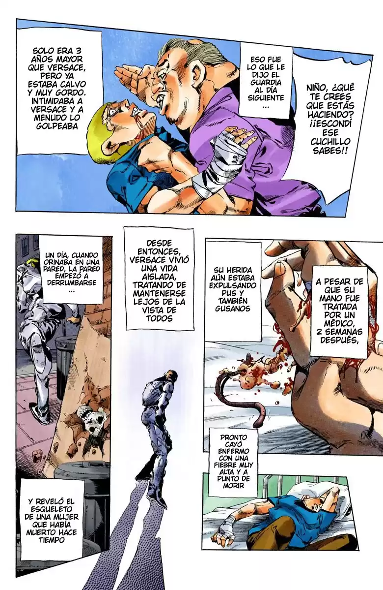 JoJo's Bizarre Adventure Parte 6: Stone Ocean Full Color Capitulo 122: Under World parte 4 página 6