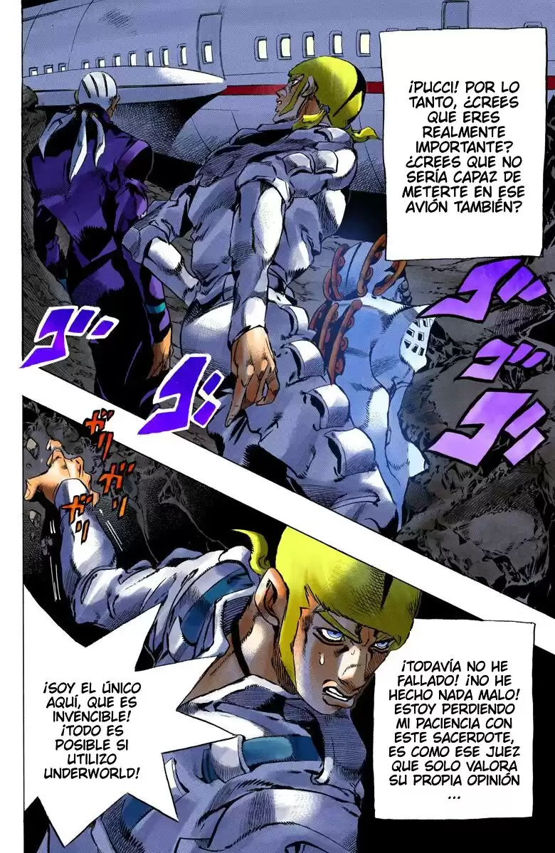 JoJo's Bizarre Adventure Parte 6: Stone Ocean Full Color Capitulo 122: Under World parte 4 página 8