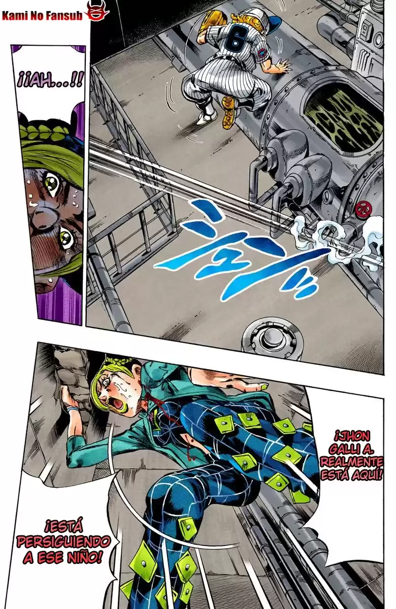 JoJo's Bizarre Adventure Parte 6: Stone Ocean Full Color Capitulo 15: El visitante parte 5 página 10