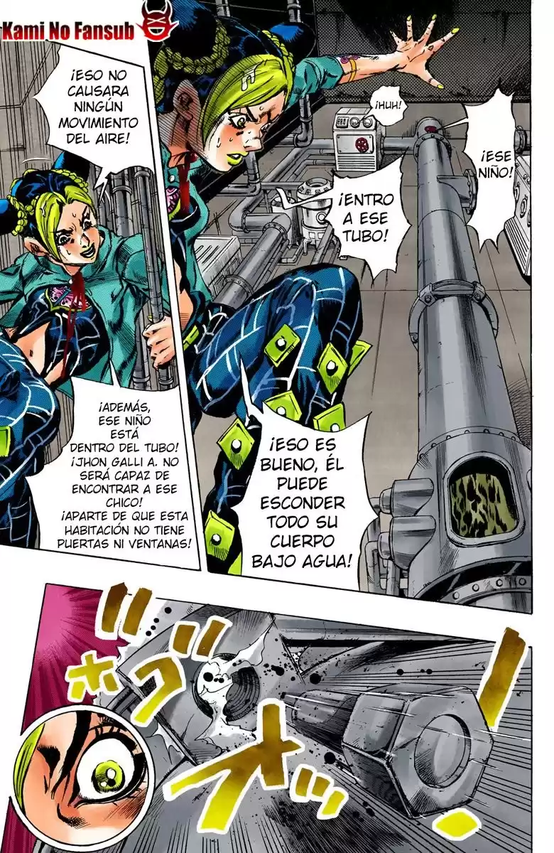 JoJo's Bizarre Adventure Parte 6: Stone Ocean Full Color Capitulo 15: El visitante parte 5 página 12